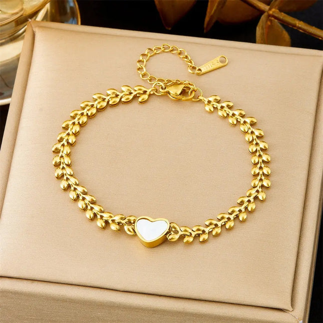 All-Matching Gold Fashion Bracelet – Titanium Steel Wholesale Jewelry null
