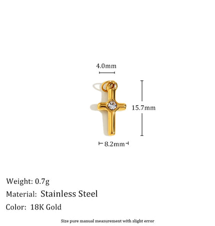 DIY Jewelry Accessories Stainless Steel Plated Pendant