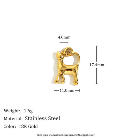 DIY Jewelry Accessories Stainless Steel Plated Pendant