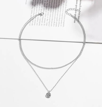 Minimalist Multi-Layer Pearl Necklace null