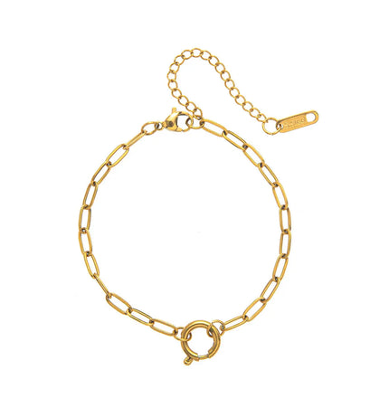 12 Birthstone Open Ring Pendant Necklace and Bracelet – Stainless Steel null