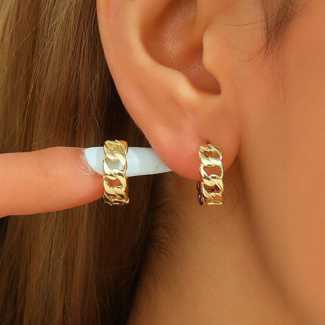 Minimal Hollow Hoop Earrings | Modern Fashion Wholesale Jewelry null