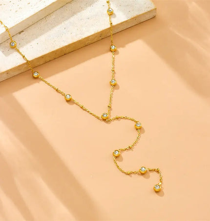 Fashionable All-match Titanium Steel Long Jewelry Europe Wholesale