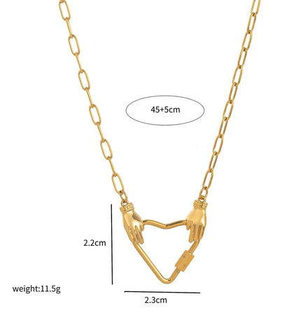 18K Gold Plated Stainless Steel DIY Chain Necklace null