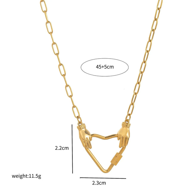 18K Gold Plated Stainless Steel DIY Chain Necklace null