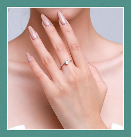 925 Sterling Silver Heart Ring null