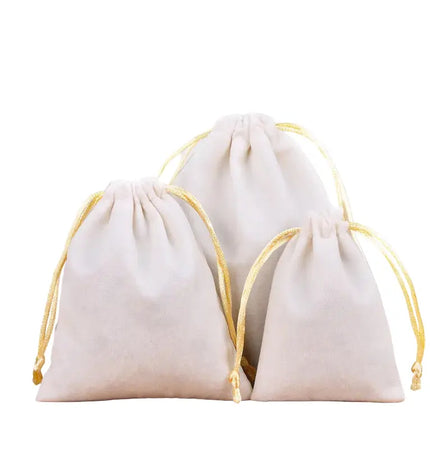 Velvet Jewelry Pouch – Soft Drawstring Jewelry Bag null