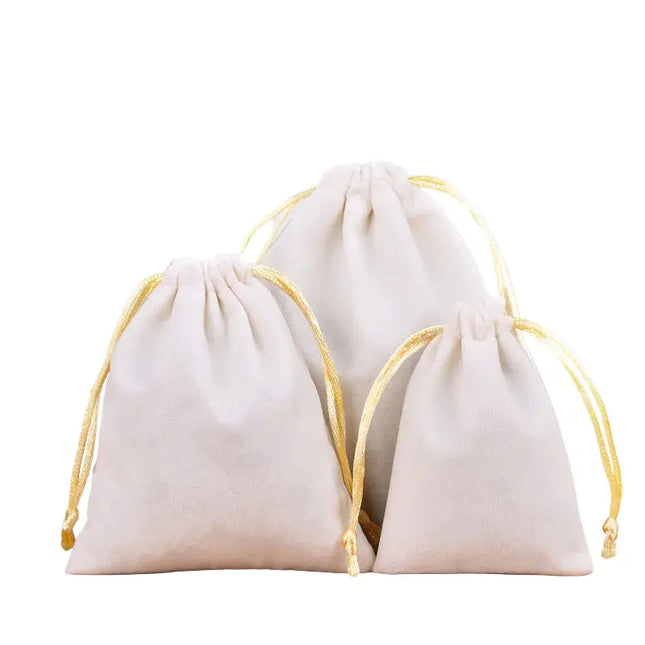 Velvet Jewelry Pouch – Soft Drawstring Jewelry Bag null