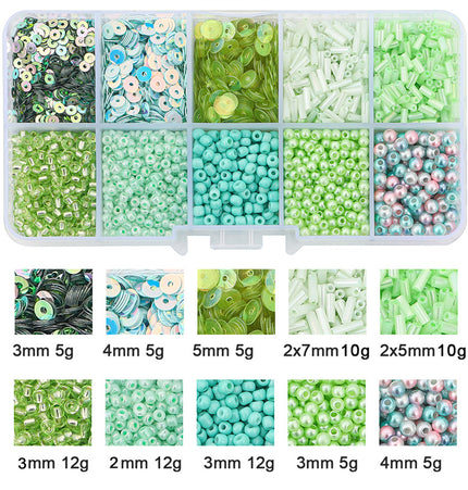 Glass Beads Handmade Diy Same Color Sequin Beads