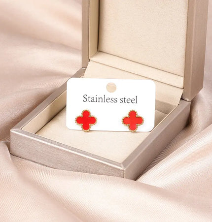 Titanium Steel No-Fading Geometric Earrings null