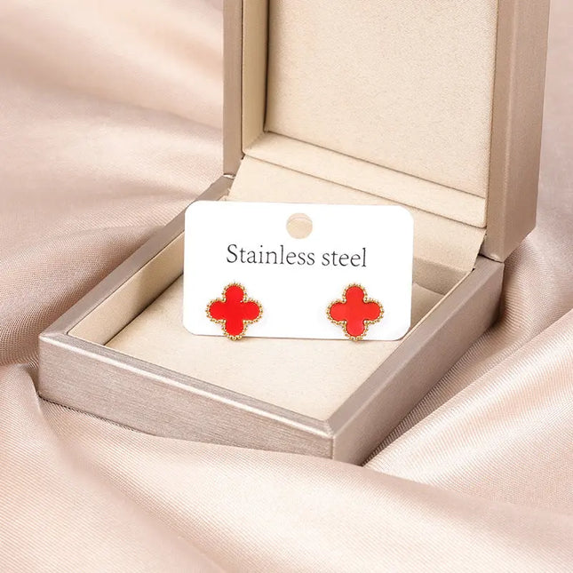 Titanium Steel No-Fading Geometric Earrings null