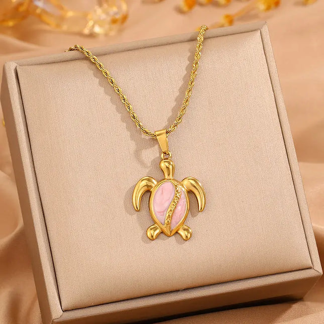 Geometric Ocean Wave Pendant Necklace | Minimalist Wholesale Jewelry null