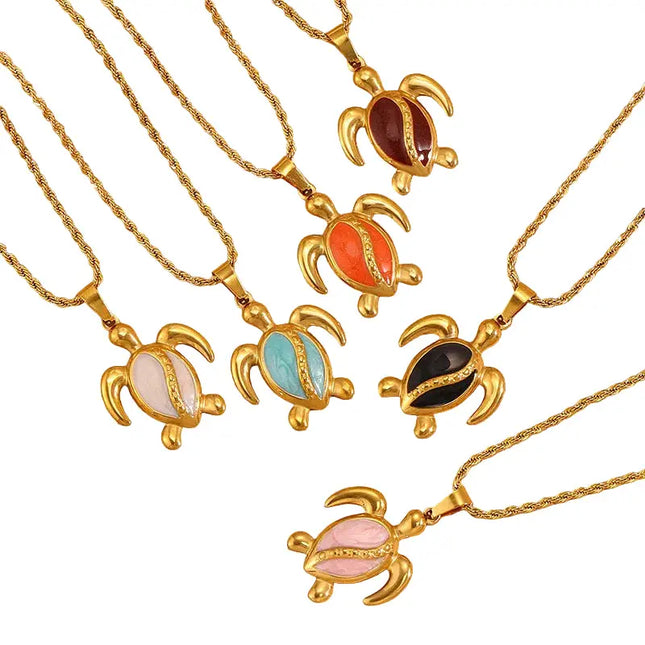 Geometric Ocean Wave Pendant Necklace | Minimalist Wholesale Jewelry null