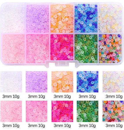 Glass Beads Handmade Diy Same Color Sequin Beads