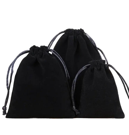 Velvet Jewelry Pouch – Soft Drawstring Jewelry Bag null