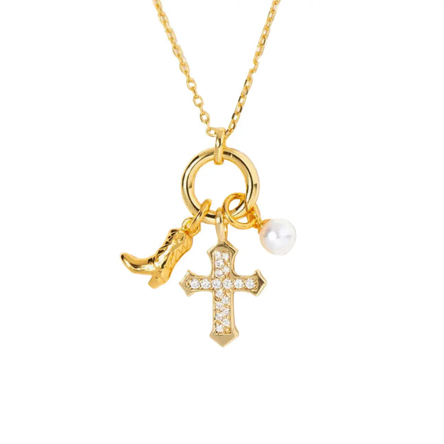 18K Gold Plated Stainless Steel DIY Chain Necklace null