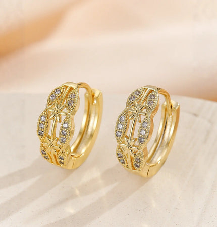 Elegant Openwork Stud Earrings | Fashion Luxury Wholesale Jewelry null