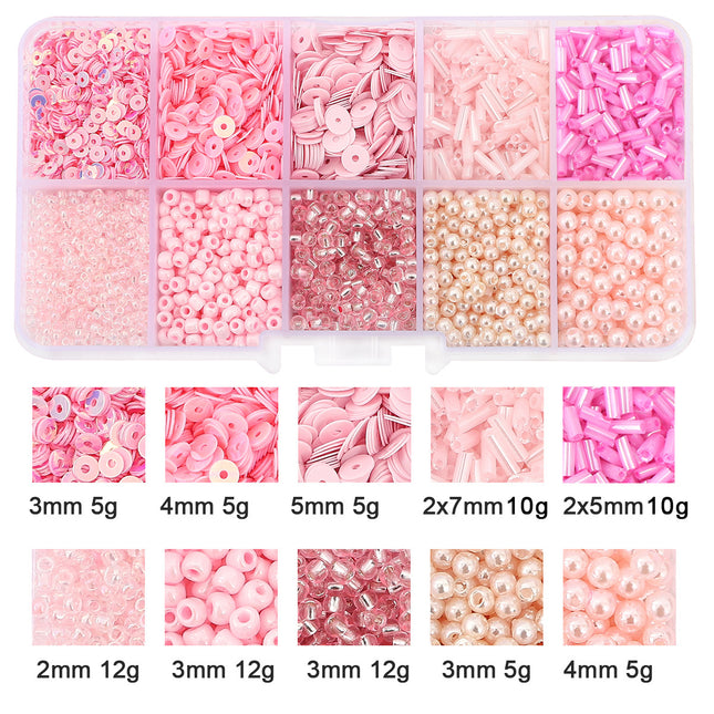 Glass Beads Handmade Diy Same Color Sequin Beads