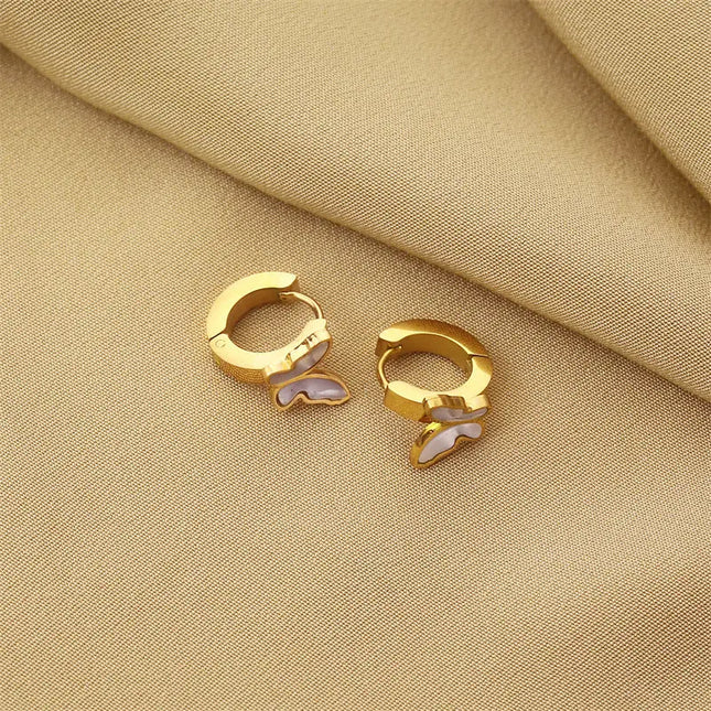 Titanium Steel No-Fading Geometric Earrings null