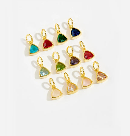 S925 Sterling Silver Color Zircon Pendant null