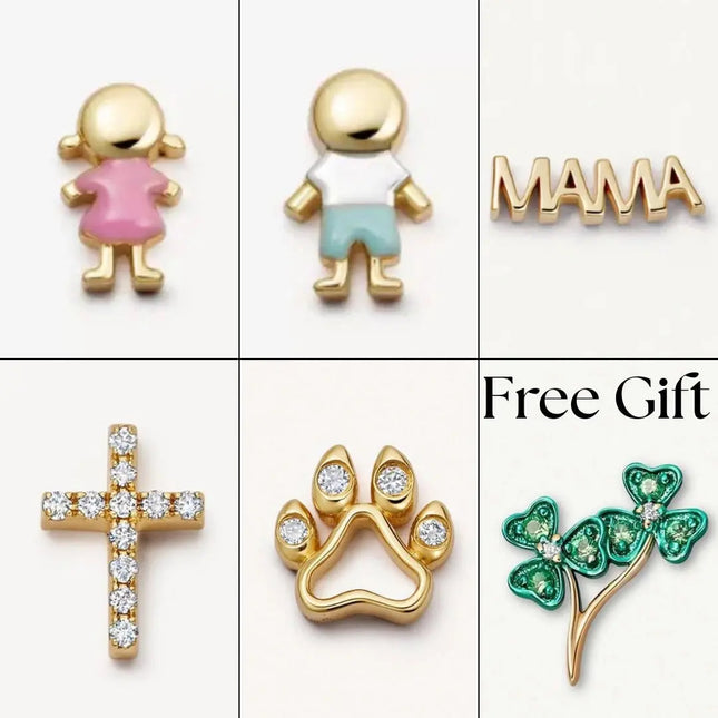 Heart & Water Drop Pendant Necklace null