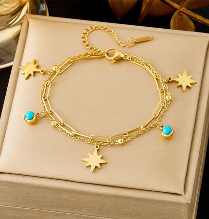 All-Matching Gold Fashion Bracelet – Titanium Steel Wholesale Jewelry null