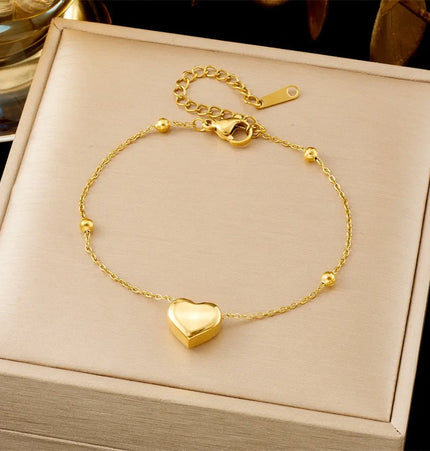 All-Matching Gold Fashion Bracelet – Titanium Steel Wholesale Jewelry null