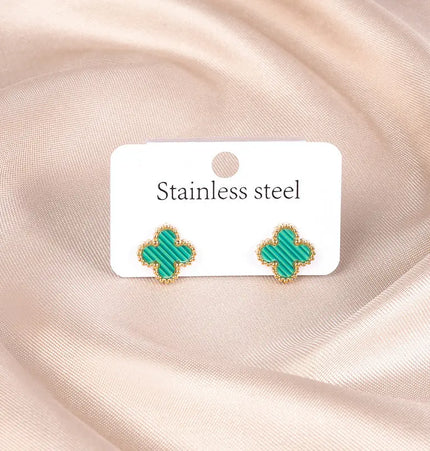 Titanium Steel No-Fading Geometric Earrings null