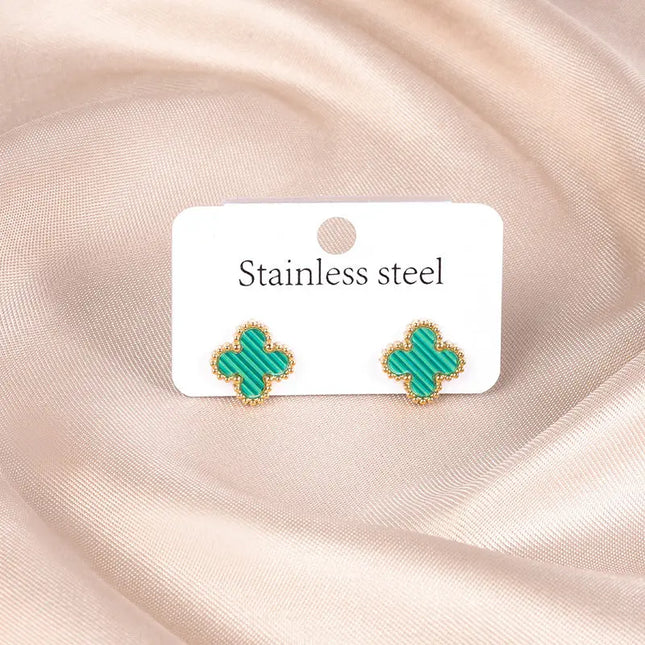 Titanium Steel No-Fading Geometric Earrings null