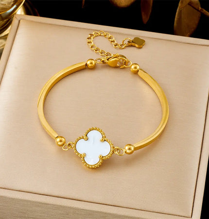 All-Matching Gold Fashion Bracelet – Titanium Steel Wholesale Jewelry null