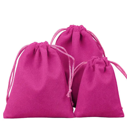 Velvet Jewelry Pouch – Soft Drawstring Jewelry Bag null