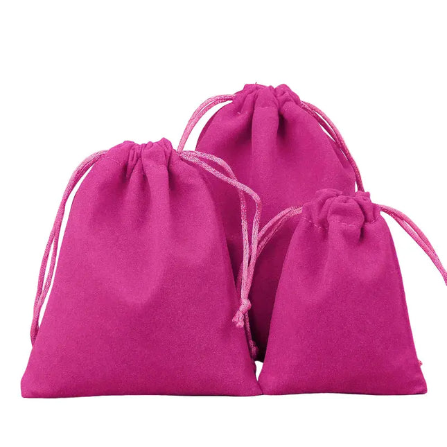 Velvet Jewelry Pouch – Soft Drawstring Jewelry Bag null