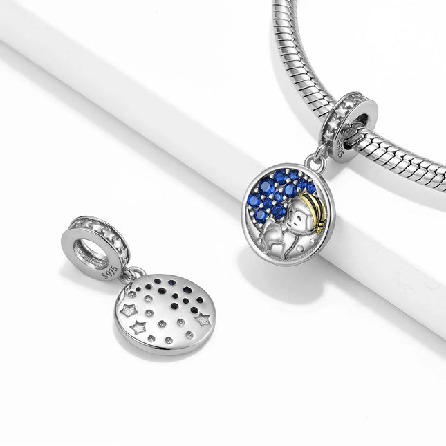 Sleeping Baby Pendant – 925 Sterling Silver DIY Jewelry Charm null