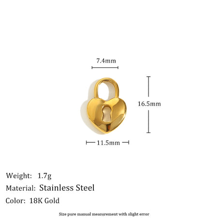 DIY Jewelry Accessories Stainless Steel Plated Pendant