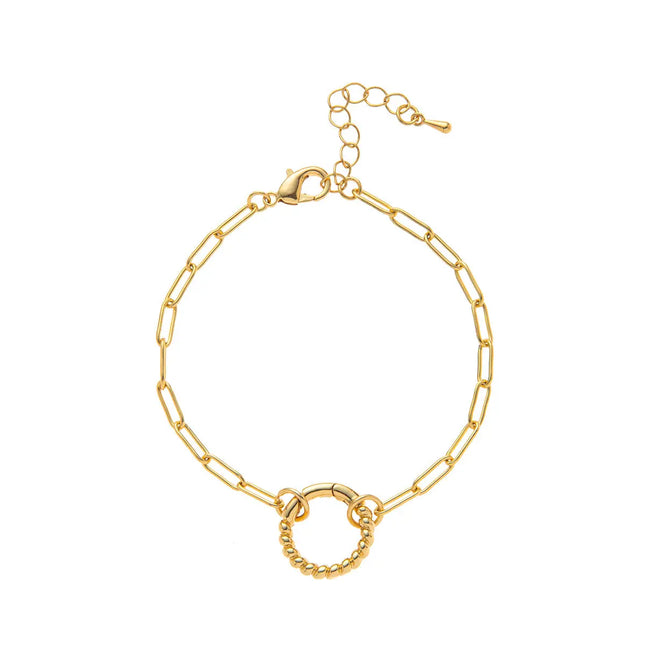 12 Birthstone Open Ring Pendant Necklace and Bracelet – Stainless Steel null