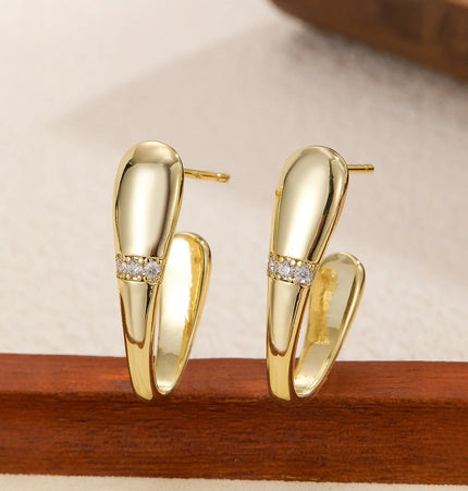 Minimal Square Stud Earrings | Simple & Versatile Wholesale Jewelry null