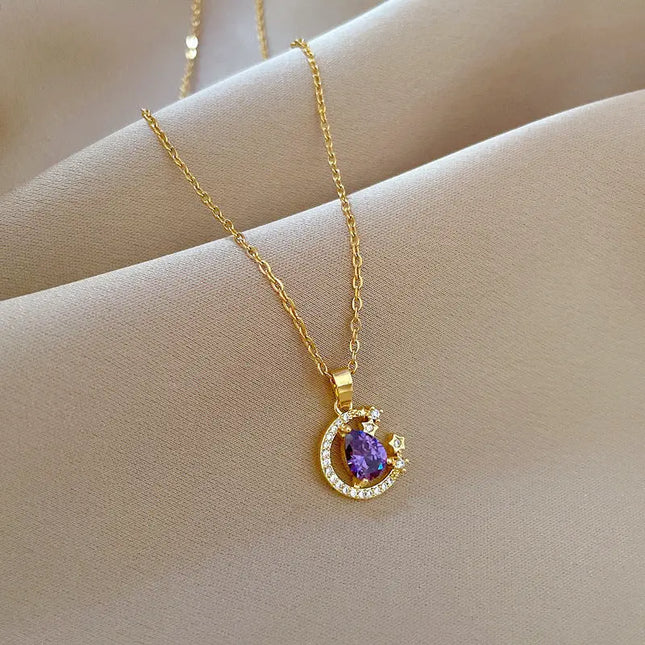 Blue Starry Sky Necklace null