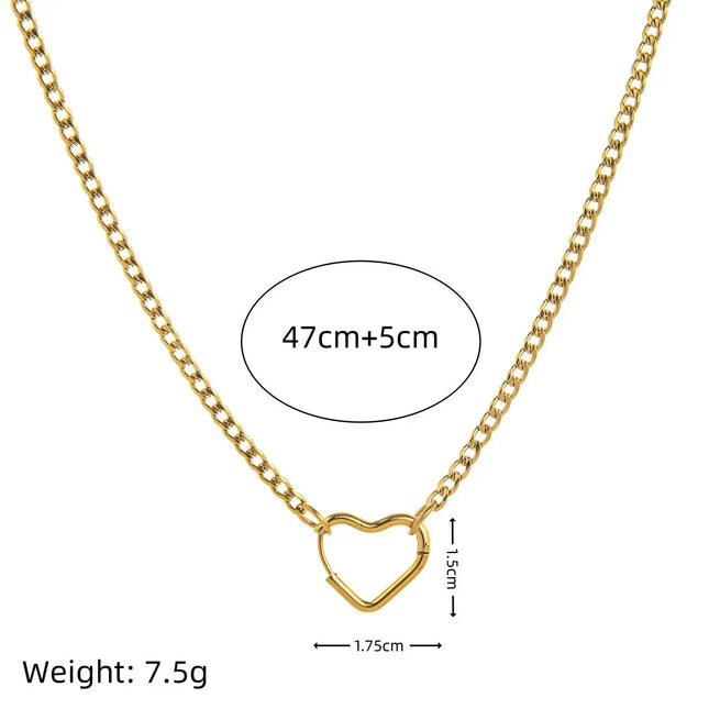 18K Gold Plated Stainless Steel DIY Chain Necklace null