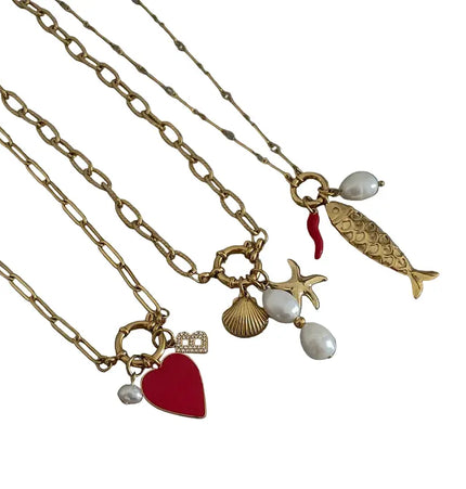 12 Birthstone Open Ring Pendant Necklace and Bracelet – Stainless Steel null