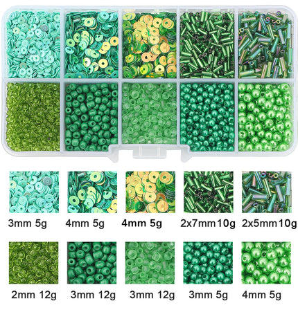 Glass Beads Handmade Diy Same Color Sequin Beads