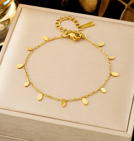 All-Matching Gold Fashion Bracelet – Titanium Steel Wholesale Jewelry null