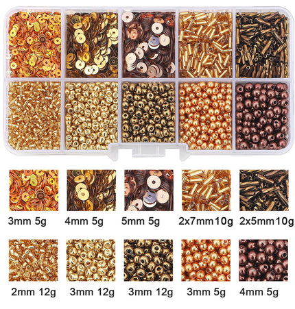 Glass Beads Handmade Diy Same Color Sequin Beads