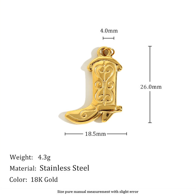 DIY Jewelry Accessories Stainless Steel Plated Pendant